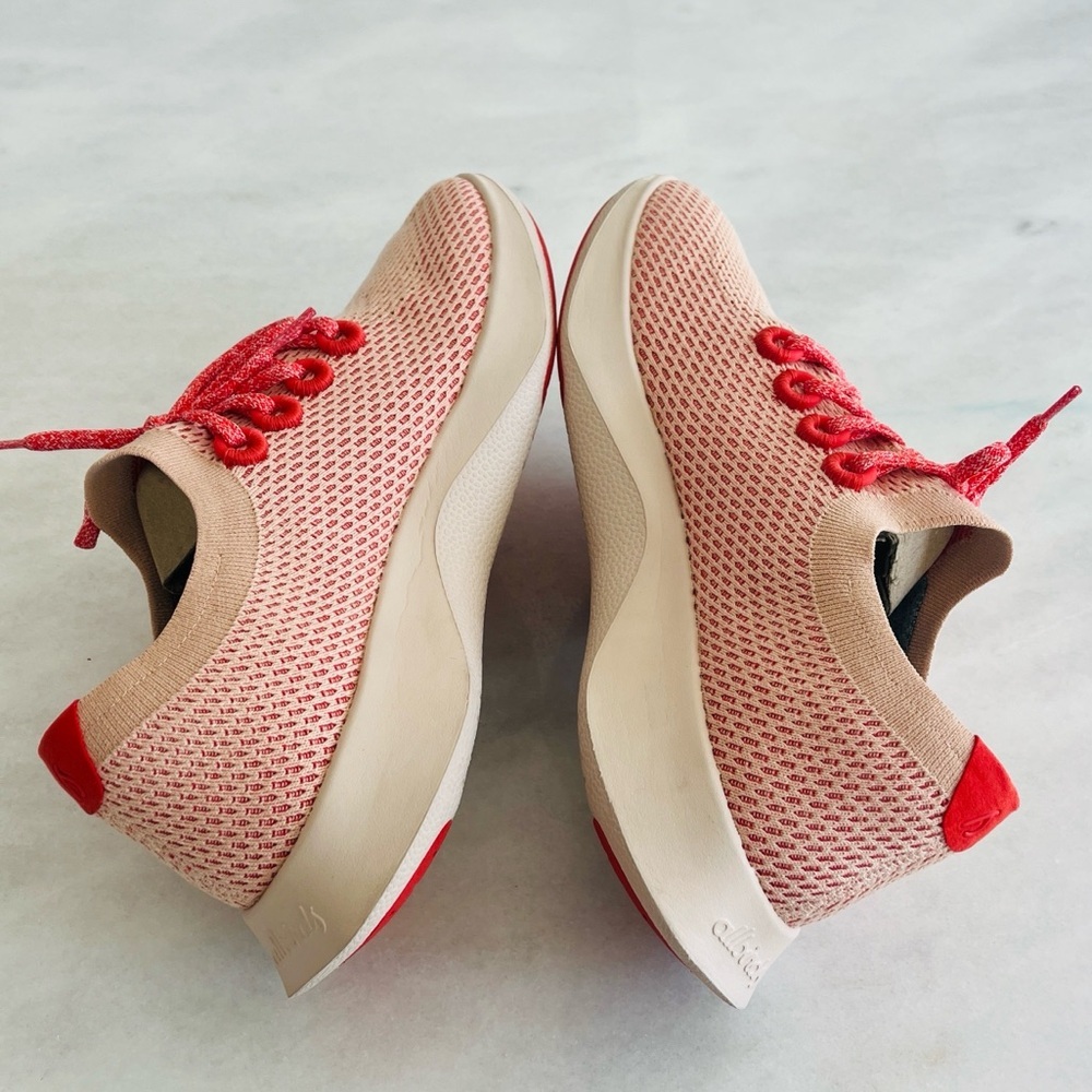 Allbirds Men's Like New Tree Dasher Flame Sneakers Shows Men's 12.5 - Picture 6 of 10